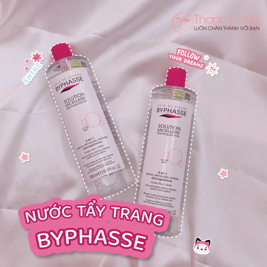 Nước Tẩy Trang BYPHASSE Solution Micellaire Face 500ml