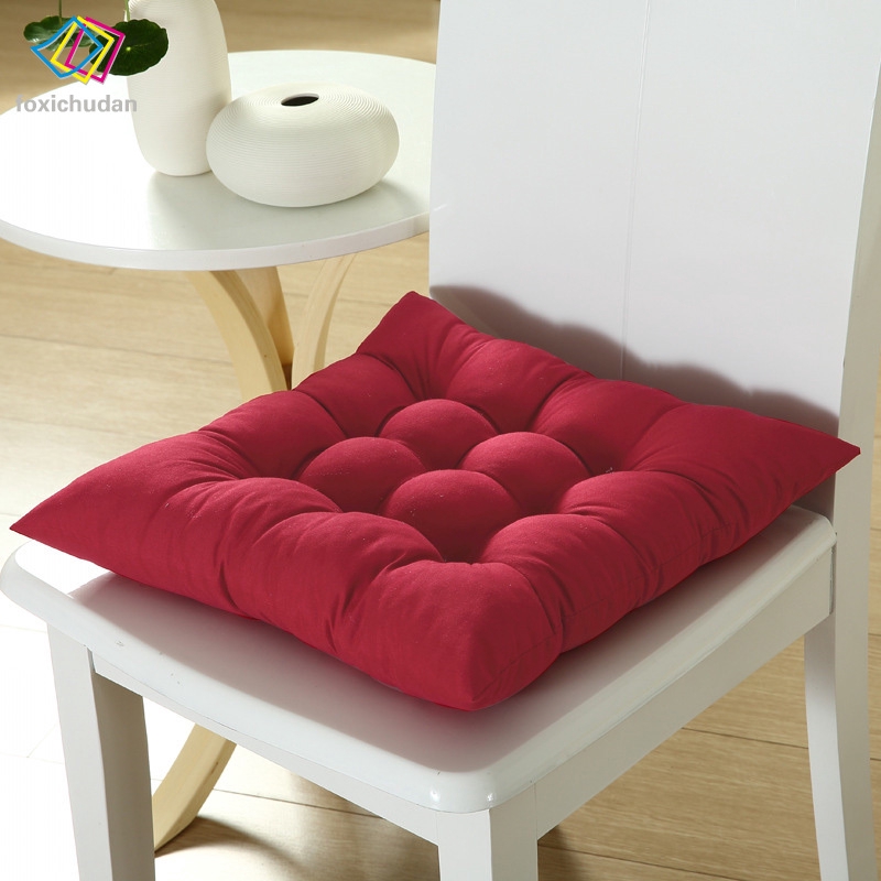 Đệm lót ghế ngồi mềm mại đàn hồi bằng polyester kích thước 41x41cm dùng trong nhà bếp/văn phòng