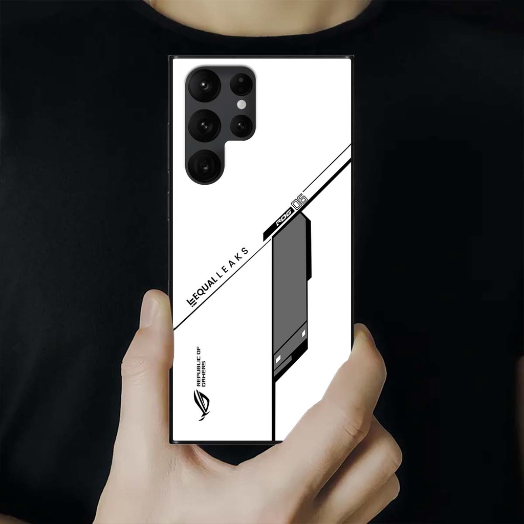 Ốp lưng điện thoại Samsung Galaxy S22 Ultra - Republic of Gamers, chất liệu kính cường lực