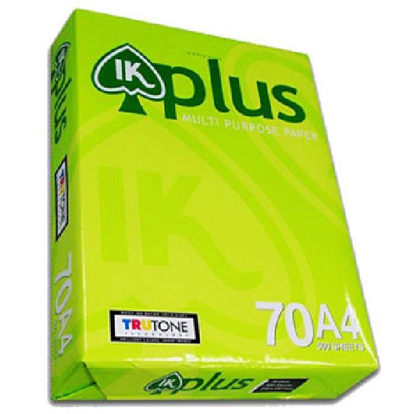 Giấy Ik plus A4 70gsm 500tờ/xấp