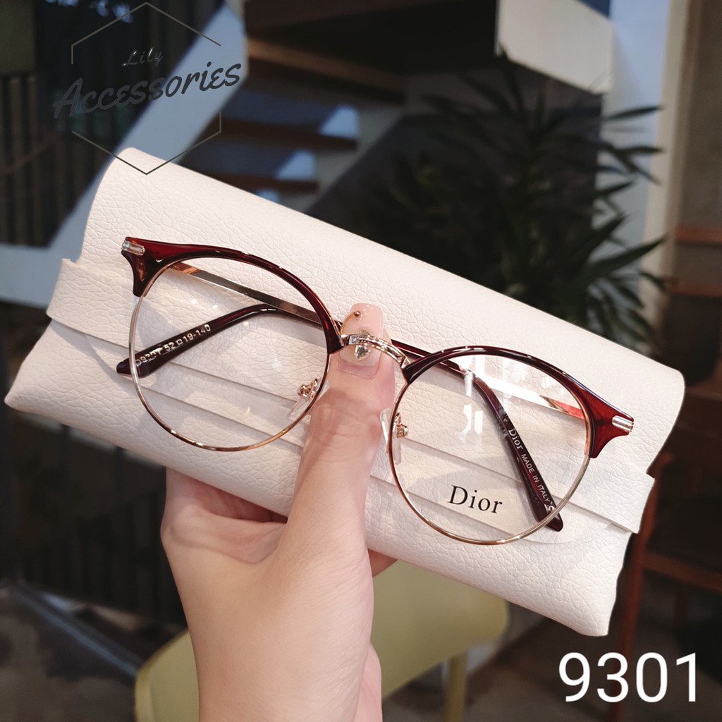 Gọng kính cận thời trang [Cắt kính mắt cận-loạn] Kính gọng tròn 9301 | BigBuy360 - bigbuy360.vn