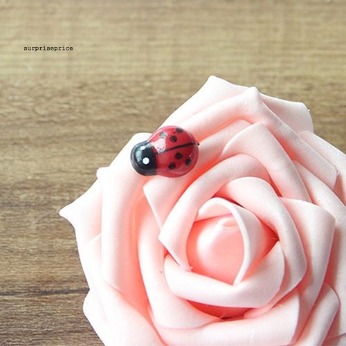 Set 100 Đồ trang trí Bọ Rùa 3D Mini Bằng Nhựa Dùng Trang Trí Tiểu Cảnh