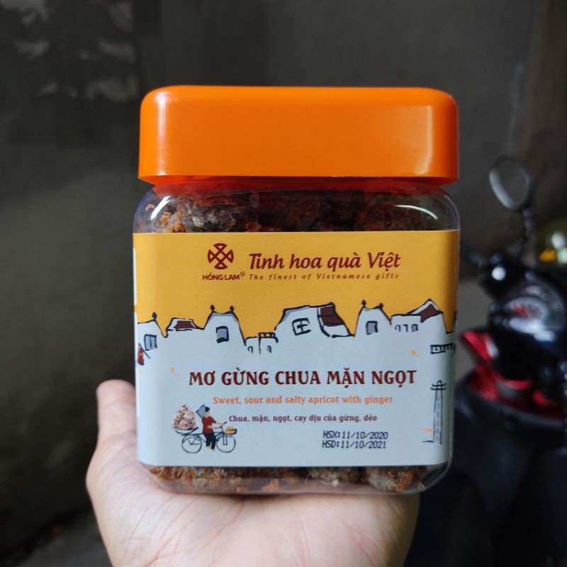 Ô MAI MƠ GỪNG CHUA MẶN NGỌT 500G