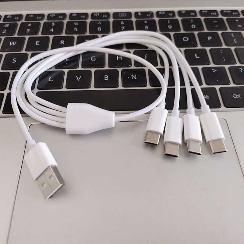Dây Cáp Sạc USB Loại C Đa Năng 4 Trong 1 Cho Điện Thoại / Máy Tính Bảng