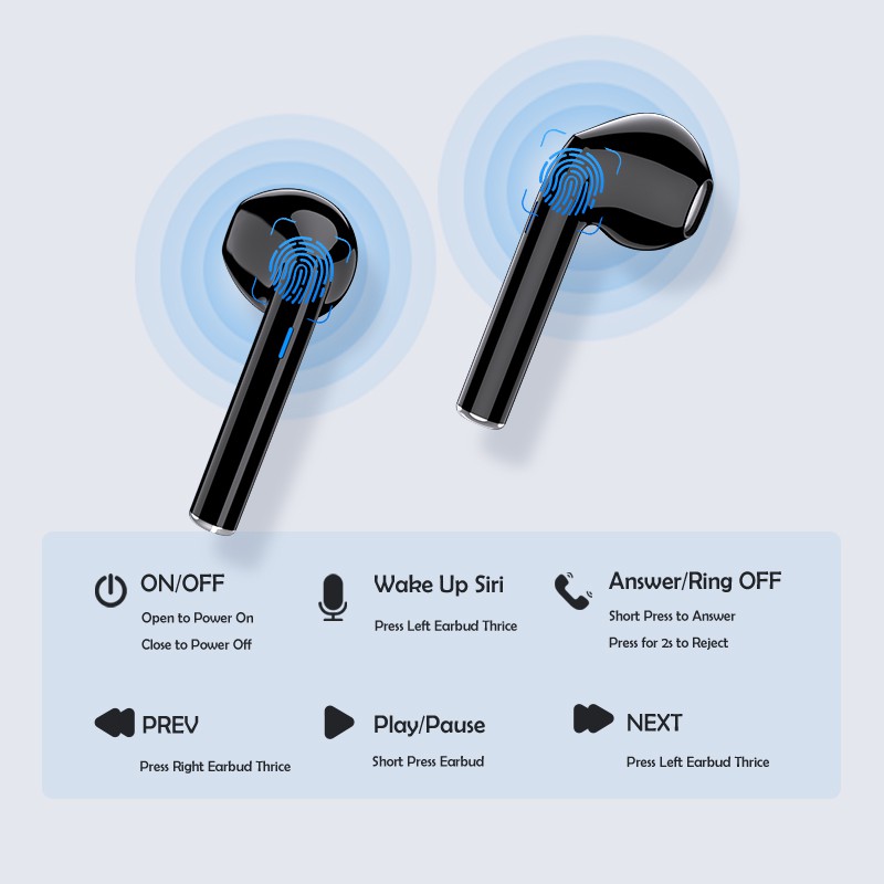 "HOT" Tai Nghe Không Dây Mini Awei T21 Bluetooth 5.0 TWS Hỗ Trợ Sạc Nhanh Type-C Điều Khiển Cảm Ứng Lý Tưởng Cho Gaming