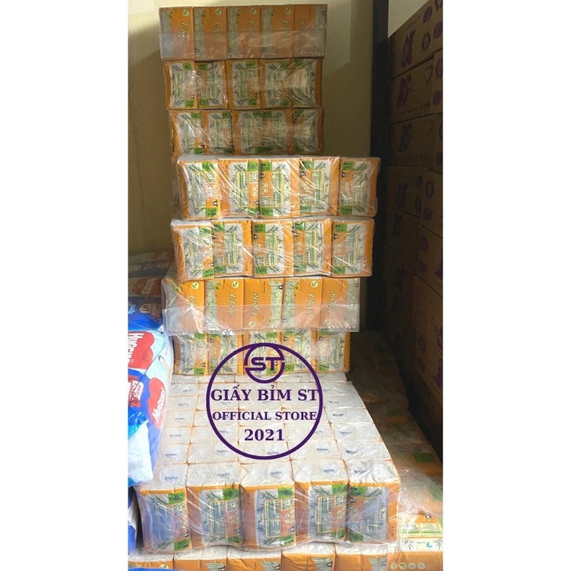 Giấy ăn rút lụa Elene tre 3 lớp 100 tờ/gói nhỏ tiện lợi