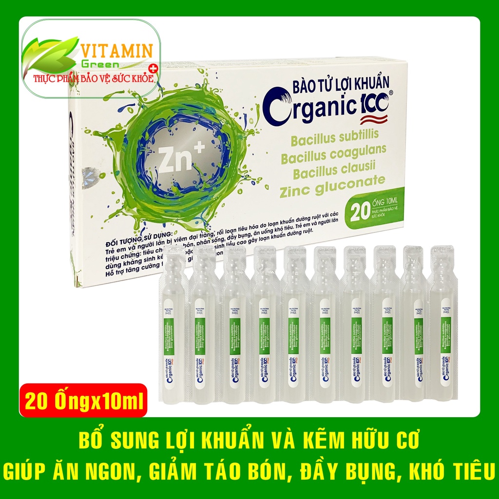 BÀO TỬ LỢI KHUẨN CRGANIC100 GIÚP ĂN NGON, TĂNG CƯỜNG HẤP THU, GIẢM TÁO BÓN, ĐẦY BỤNG, KHÓ TIÊU