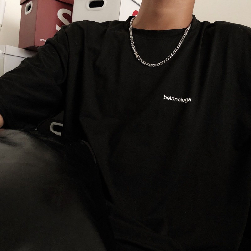 Vòng cổ chuỗi dây xích bằng thép titan phong cách hip hop thời trang xu hướng