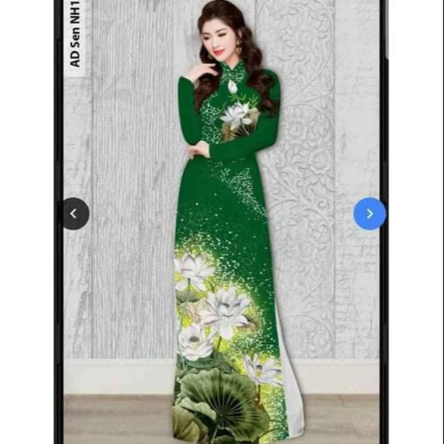 Áo dài sen in 3d
