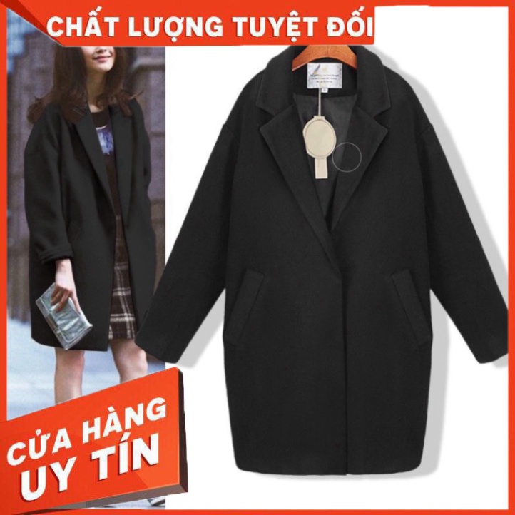 Áo Khoác Dạ Hàn Quốc, Áo Dạ Nữ Hàng Quảng Châu Chất Đẹp Form Ôm - Hàng nhập khẩu