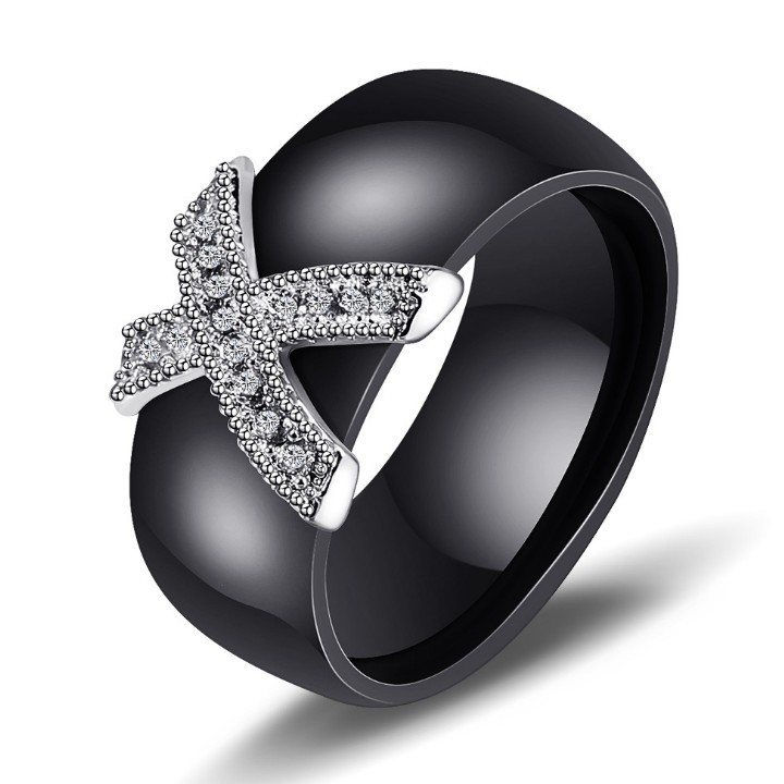 Nhẫn Ceramic Nam Nữ Ko Phai Ko Trầy TT 1972