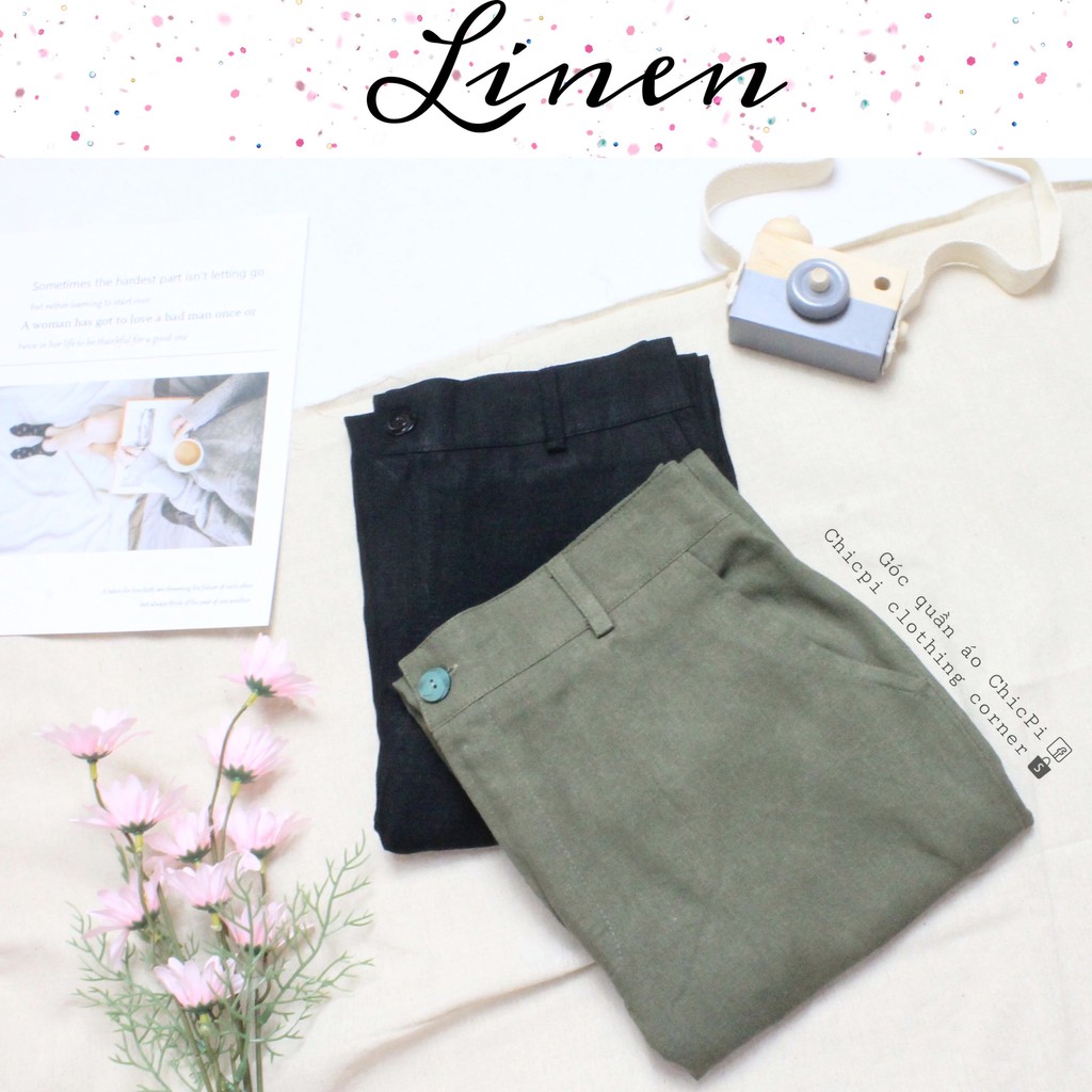 💕 QUẦN ỐNG SUÔNG LINEN SIÊU TRENDY 💕 | BigBuy360 - bigbuy360.vn