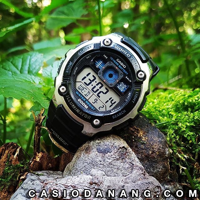 Đồng hồ nam dây nhựa Casio chính hãng Anh Khuê AE-2000W-1AVDF (47mm)