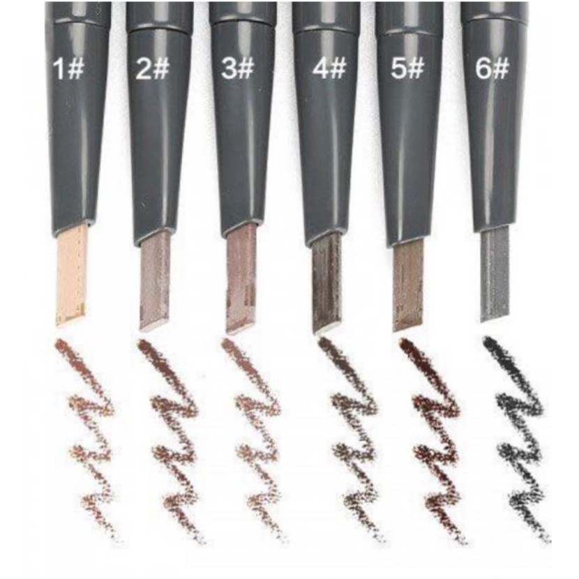 Chì kẻ mày The Face Shop Designing Eyebrow Pencil TFS 2 đầu 01-06 siêu dễ kẻ