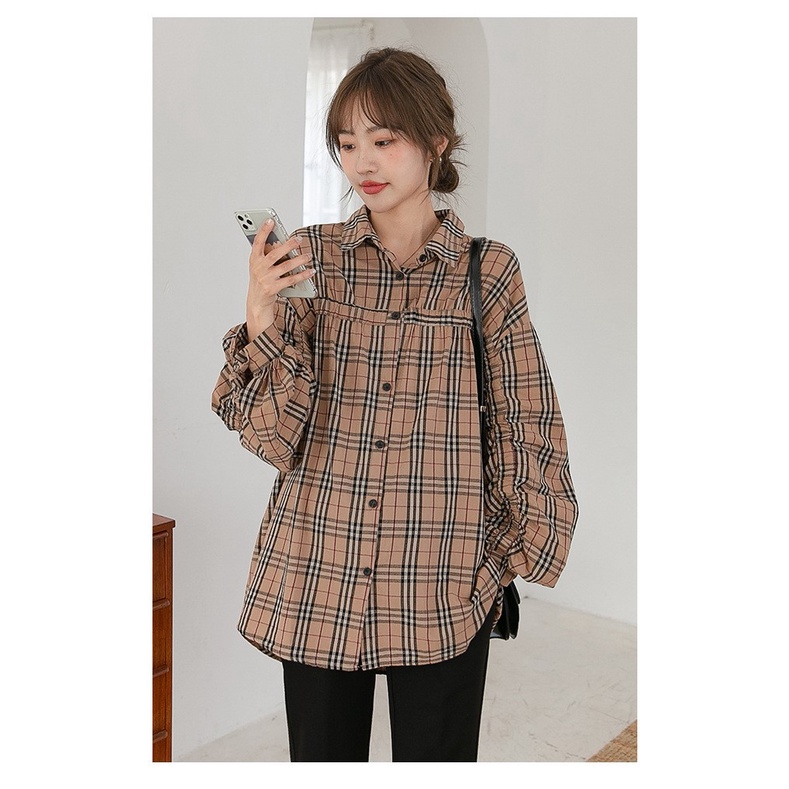 Áo Bầu Xinh Sơ Mi Bầu Xinh AB273