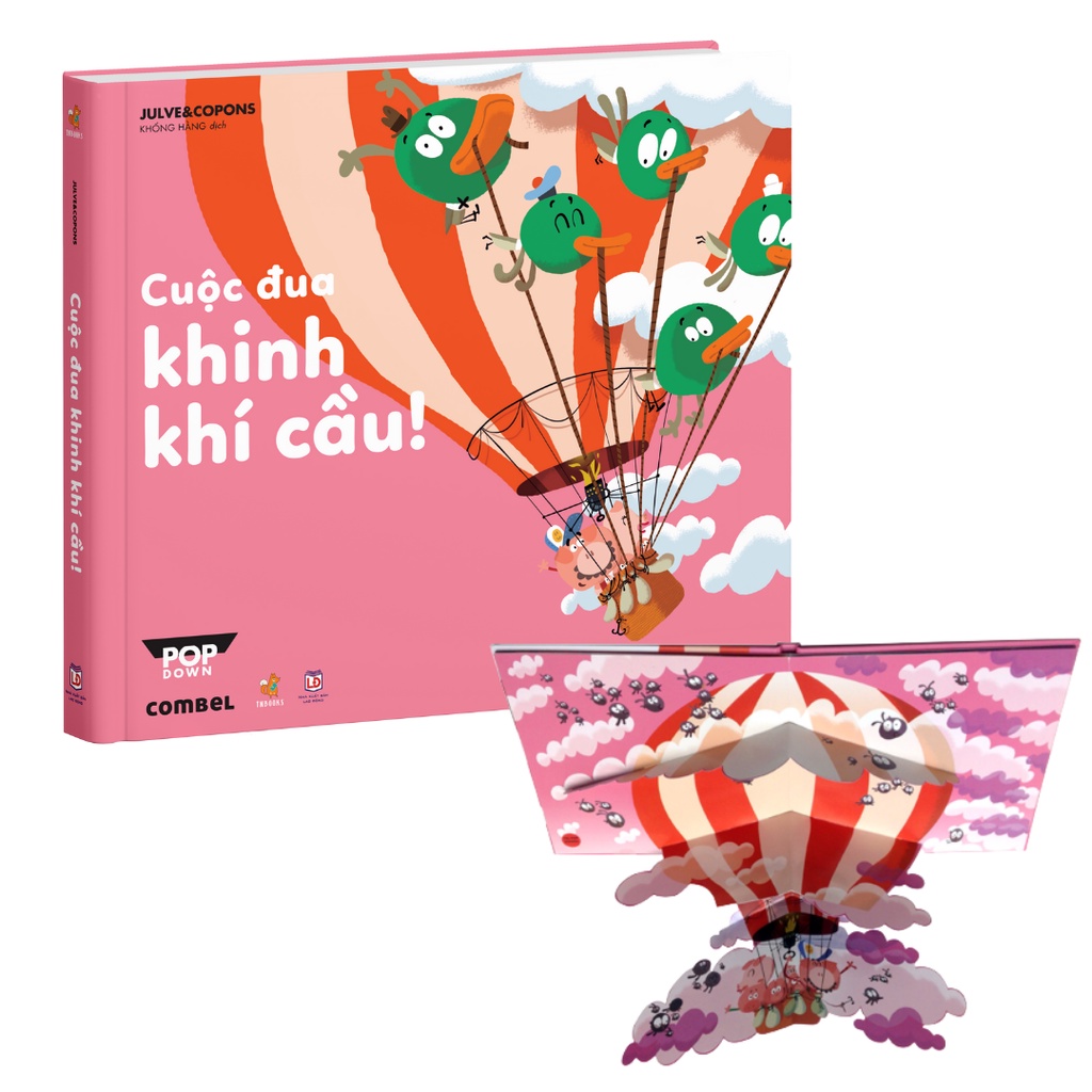 Sách POPDOWN - lật mở 3D cho bé tương tác khám phá thế giới xung quanh