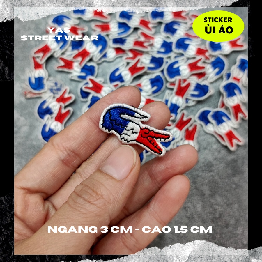 Sticker ủi áo cao cấp, miếng dán quần áo dùng làm Patch ủi, miếng vá quần áo, vá áo phao, trang trí BALO