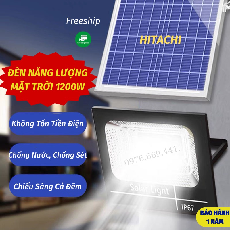 Đèn Led Năng Lượng Mặt Trời Siêu Sáng Đèn Pha Led Năng Lượng Chống Nước Ngoài Trời SOLAR LIGHT ASAKI OFFICIAL