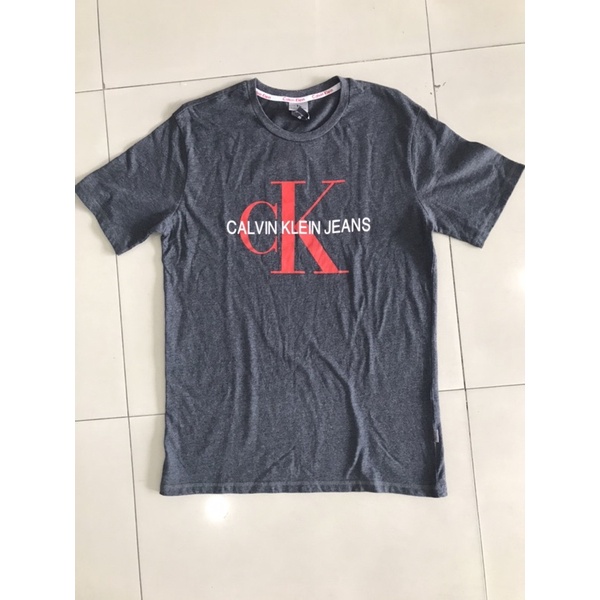 Áo thun nam cổ tròn ck xk xịn logo nhiều màu