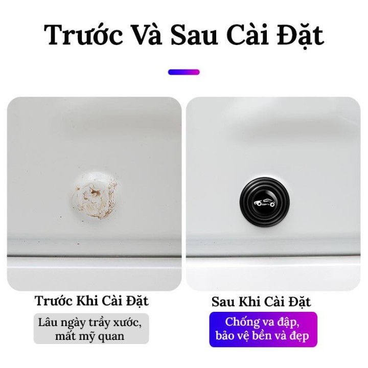 Nút Dán Giảm Lực Đóng Cửa Xe Ô Tô, Miếng Dán Chống Sốc - Bảo Vệ Xe | BigBuy360 - bigbuy360.vn