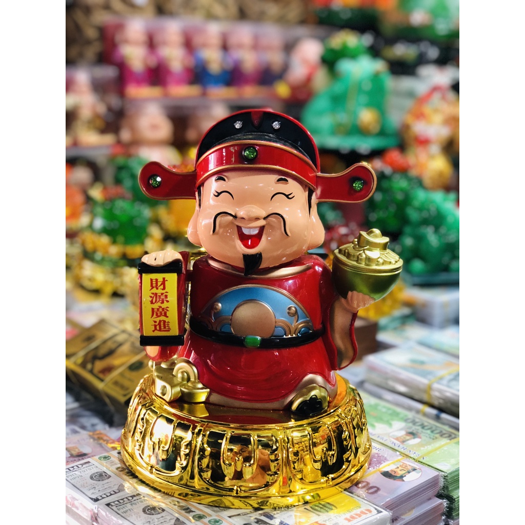 Ông Thần Tài May Mắn [Trầm Hương Búp Sen]