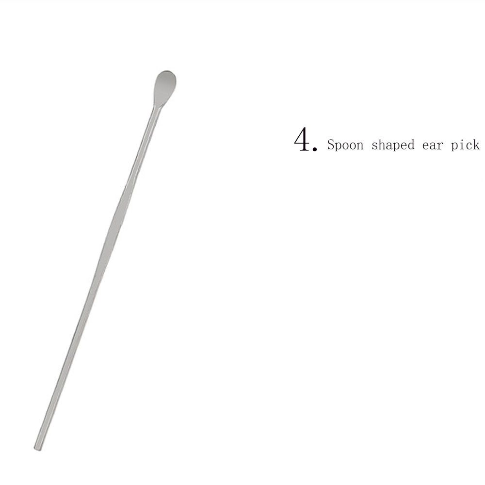 Set 6 dụng cụ vệ sinh tai bằng thép không gỉ nhiều màu sắc