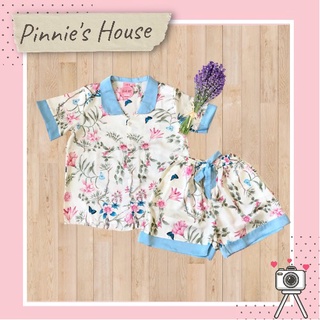 Bộ đồ ngủ Pyjama lụa Latin cao cấp, chất liệu mềm mát freesize