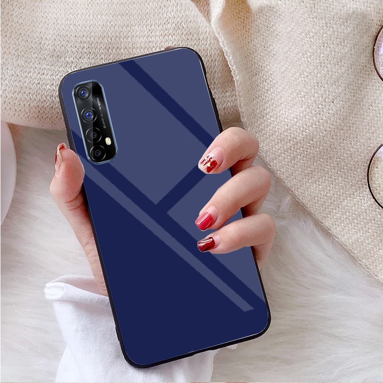 Ốp Lưng REALME C17, REALME 7,7i, 7 PRO Mặt kính gương sáng bóng cao cấp