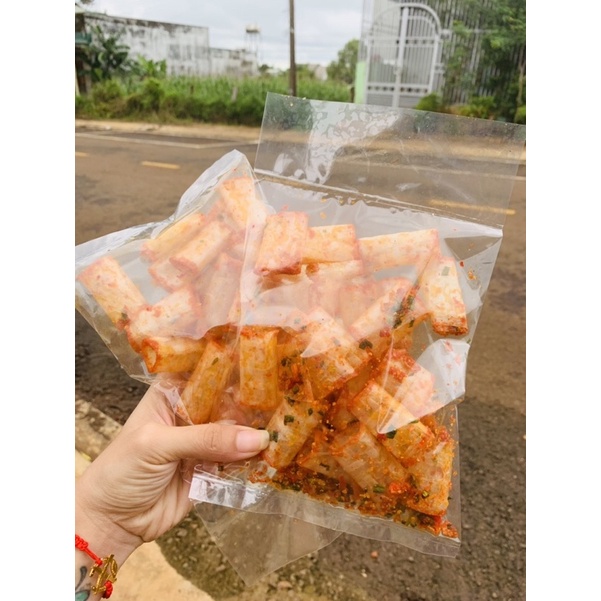 Bánh tráng cuộn tép sa tế