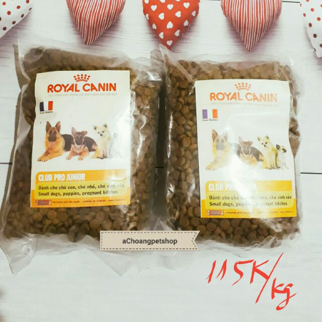 Hạt Royal Canin cho chó con, chó nhỏ, chó sinh sản 1 kg túi zip