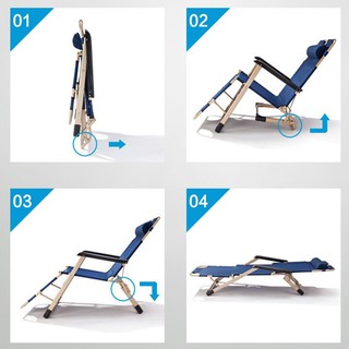 💥 HÀNG LOẠI I 💥  Ghế giường xếp khung thép văn phòng nghỉ trưa - Giường xếp