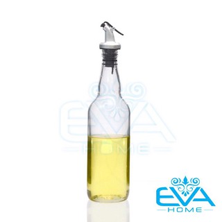 Chai Thuỷ Tinh Vuông Đựng Dầu ăn Oil Can Có Vòi Chiết Rót Tiện Lợi 500 Ml