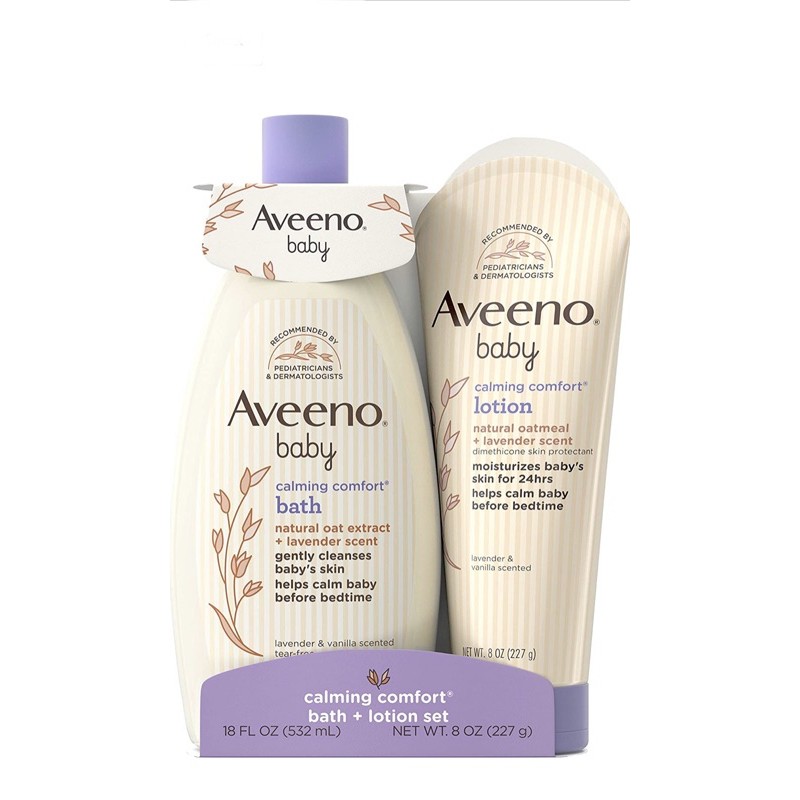 Sữa tắm gội & dưỡng thể em bé từ yến mạch, oải hương Avenoo Baby Wash & Shampoo 532ml từ US