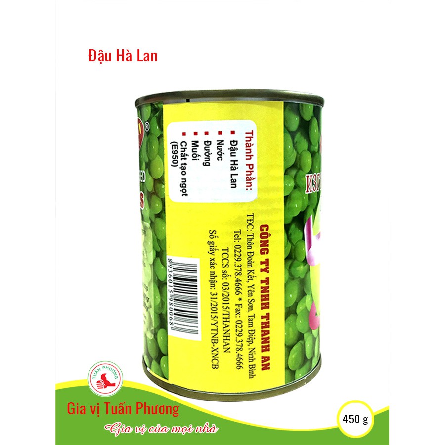 Đậu Hà Lan Asean 400gr