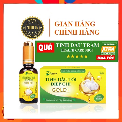 Tinh Dầu Tỏi Diệp Chi Gold + (Sản Phẩm Chính Hãng Từ Diệp Chi Gold Tặng dầu tràm)