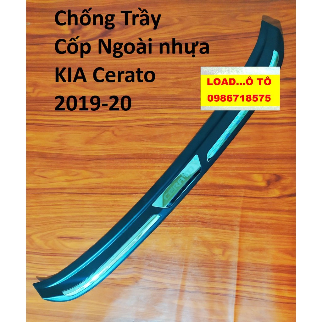 CHỐNG TRÀY CỐP NGOÀI NHỰA KIA CERATO 2019, 2021, ỐP BẬC CỐP CERATO 2019 - 2021