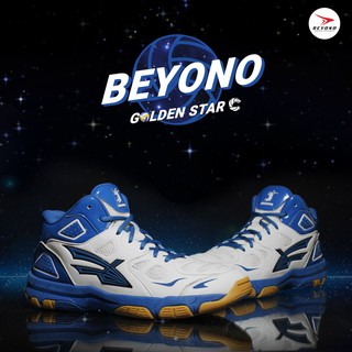 [Tặng Vớ] GIÀY BÓNG CHUYỀN BEYONO GOLDEN STAR C (WHITE BLUE) - GIÀY BÓNG CHUYỀN CHUYÊN DỤNG, CHUYÊN NGHIỆP VÀ BỀN BỈ