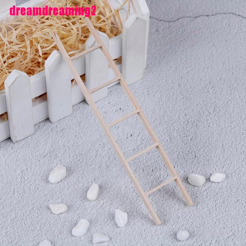Thang Gỗ Mini Trang Trí Nhà Búp Bê
