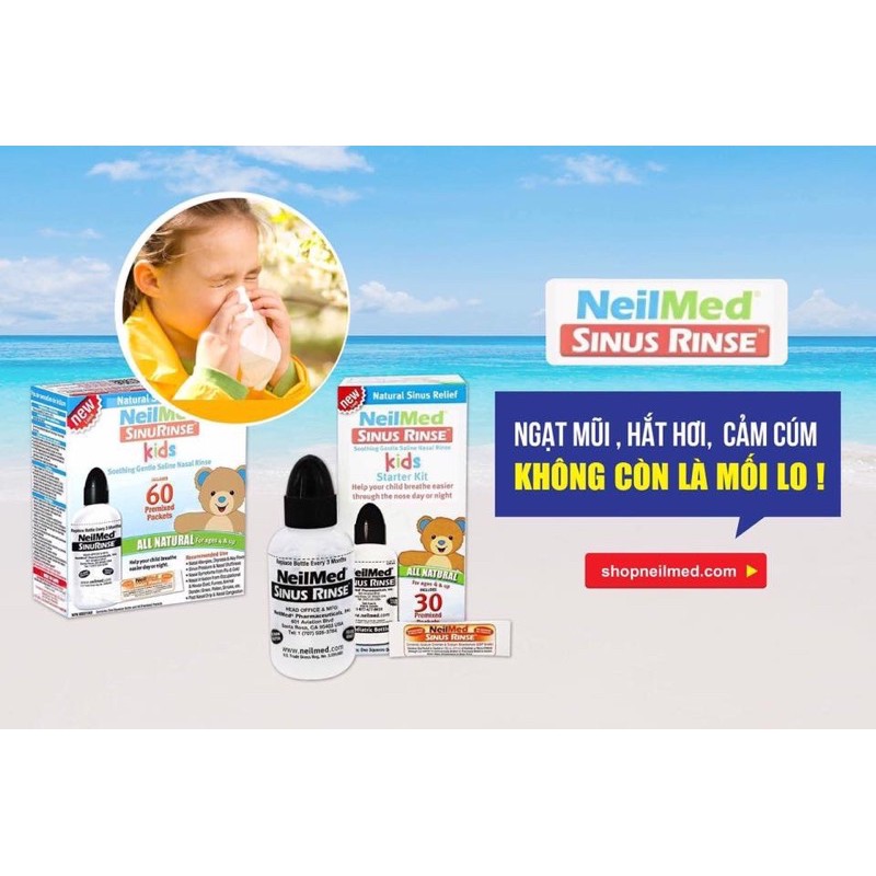 Bình rửa mũi kid Neimed 120ml không kèm muối