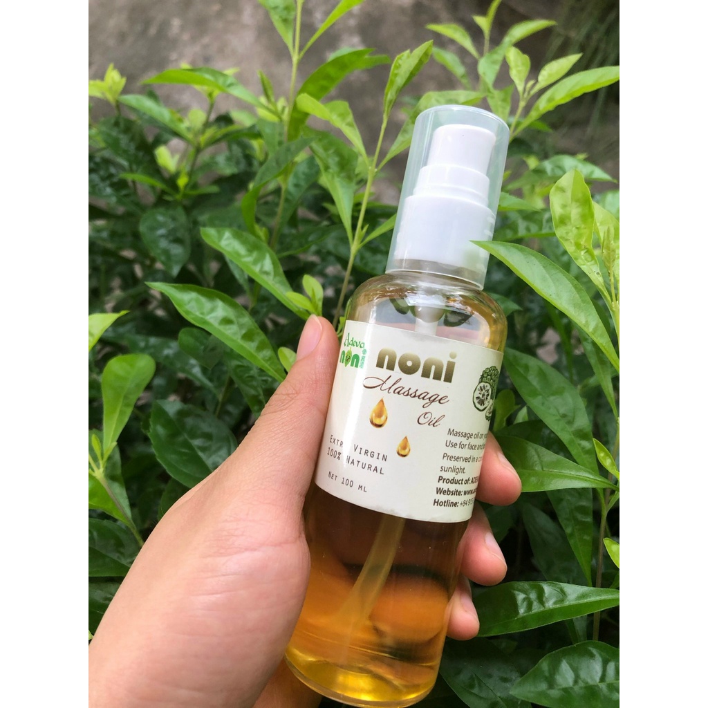 Dầu massage dưỡng da trái nhàu⚡️FREE SHIP⚡️Da ẩm mềm, ngừa mụn, tái tạo da⚡️Noni Massage Oil⚡️sarah_viet_naturals | BigBuy360 - bigbuy360.vn
