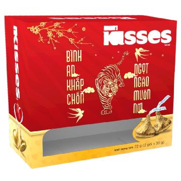 Hộp Quà Tết Kẹo Hershey Kiss 72g - 6942836703103