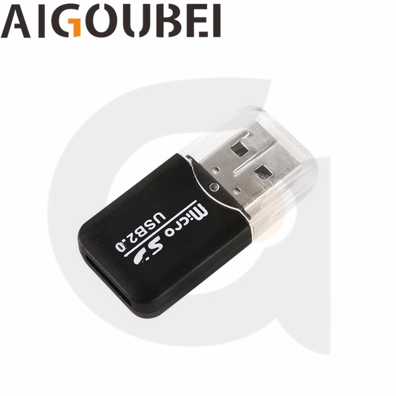 Micro SD TF small USB 2.0 high speed metal memory card reader