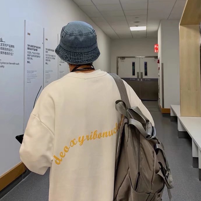 Áo thun tay dài in hình thời trang Hàn Quốc