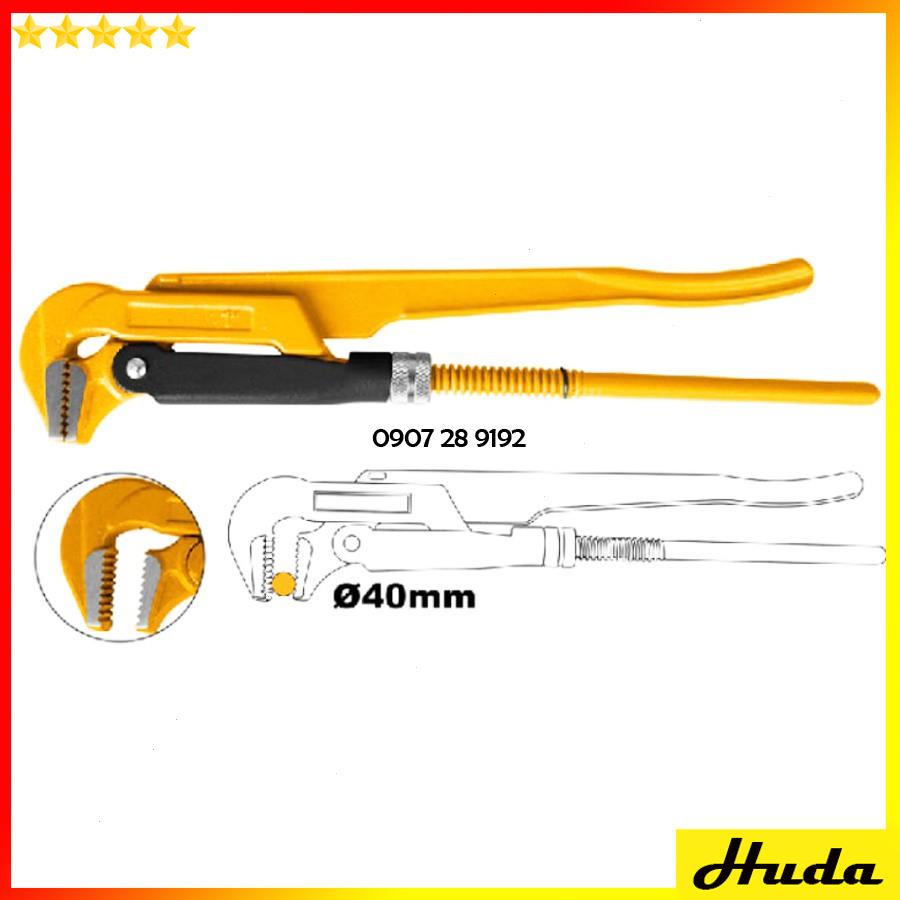 Mỏ lết 45 độ 90 độ đường kính kẹp 0-67mm Total Ingco công nghiệp nặng thép chịu nhiệt bền bỉ cứng cáp 1234