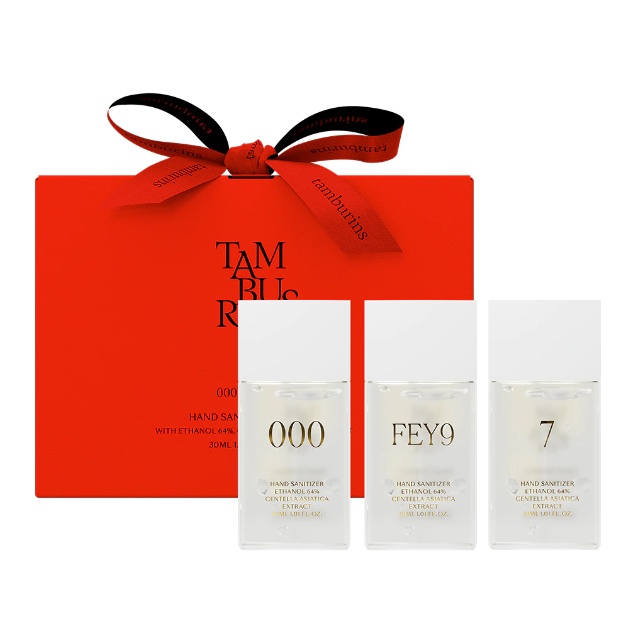 SET QUÀ TẶNG Gel khử trùng, rửa tay TAMBURINS HAND SANITIZER  30ml * 3ea
