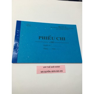 PHIẾU CHI 2 LIÊN NHỎ (12.5*18.5CM)(H)