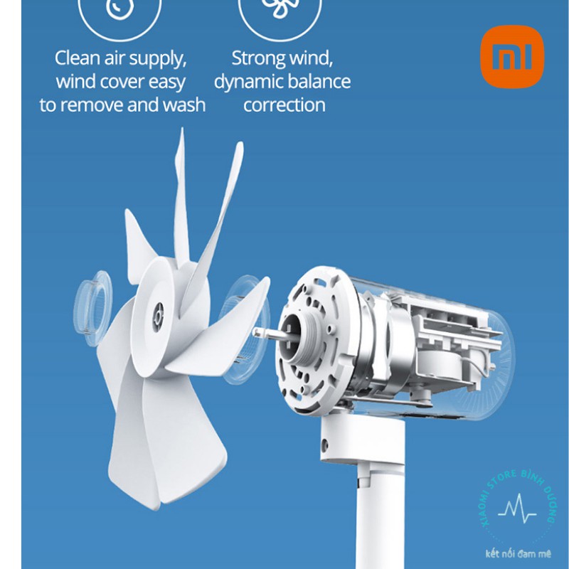 Xiaomi Quạt thông minh Xiaomi Mijia JLLDS01DM, Mijia floor/Desk standing fan