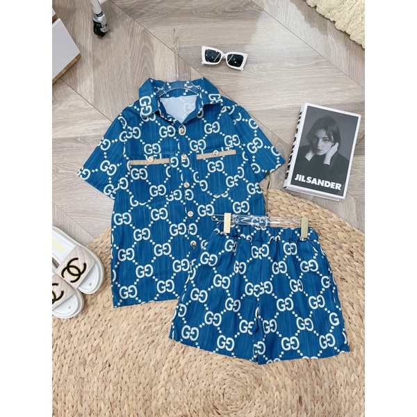 Sét bộ GG kaki thô Chất kaki jean mềm đẹp lắm ạ Hàng l1