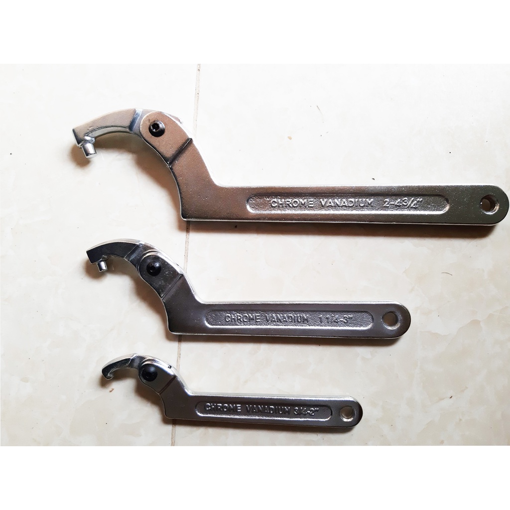 Cờ lê móc, bộ 3 cờ lê móc cổ xe máy