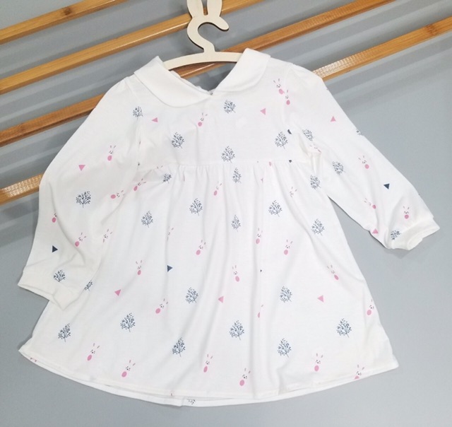 Đầm cotton xuất Hàn, Size XS -L  tương đương 14-30kg